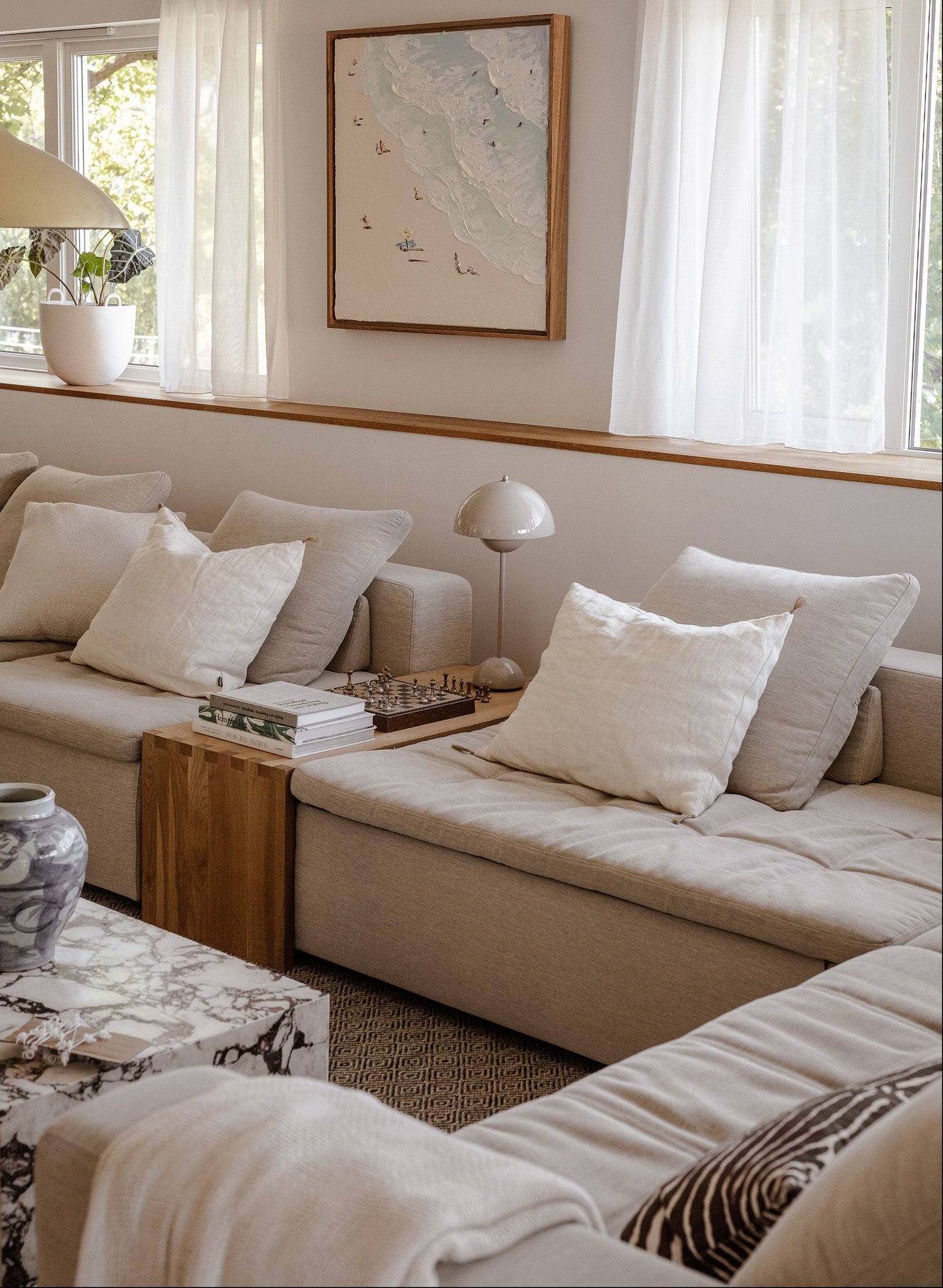 Gardintekstil hotell Flor, farge 01 Hvit