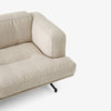 Sofa Inland 3-seter fra &tradition med svarte ben og tekstilet Clay 011 (PG3)