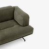 Sofa Inland 2-seter fra &tradition med svarte ben og tekstilet Clay 014 (PG3)
