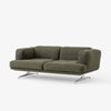 Sofa Inland 2-seter fra &tradition med ben i krom og tekstilet Clay 014 (PG3)