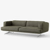 Sofa Inland 3-seter fra &tradition med ben i krom og tekstilet Clay 014 (PG3)