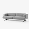 Sofa Inland 3-seter fra &tradition med svarte ben og tekstilet Hallingdal 130 (PG3)