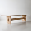 Designeren Jeppe Utzon ønsket å bruke kun én treplank da han begynte å lage skisser for spisebordet Jeppe Utzon Table #2 fra dk3.