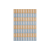 Ullteppet Bamboo Forest fra Layered designet av Alice Crawley i fargen Azur Blue