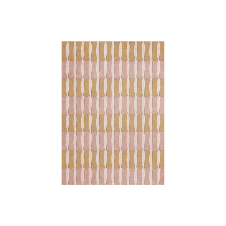 Ullteppet Bamboo Forest fra Layered designet av Alice Crawley i fargen English Rose