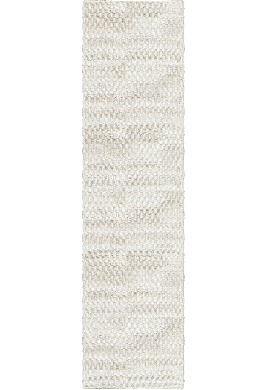 Teppe Barley i Bone White som løper, 75x240 cm