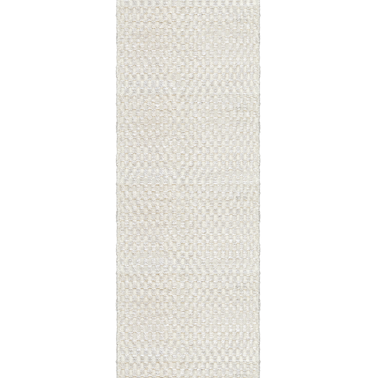 Teppe Barley i Bone White som løper, 75x240 cm