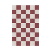 Ullteppe Chess fra Layered i fargen Burgundy.