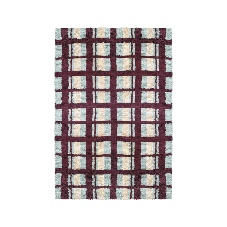 Teppet Shaggy Arbor fra samarbeidskolleksjonen mellom Layered og Evelina Kroon.