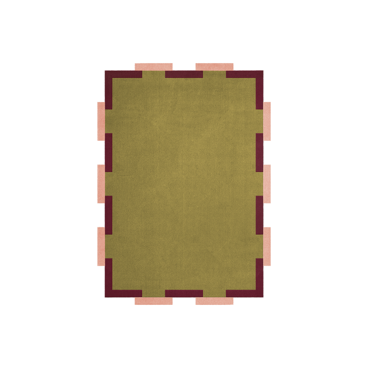 Teppe Fregio i fargen Olive Blush fra Layered.