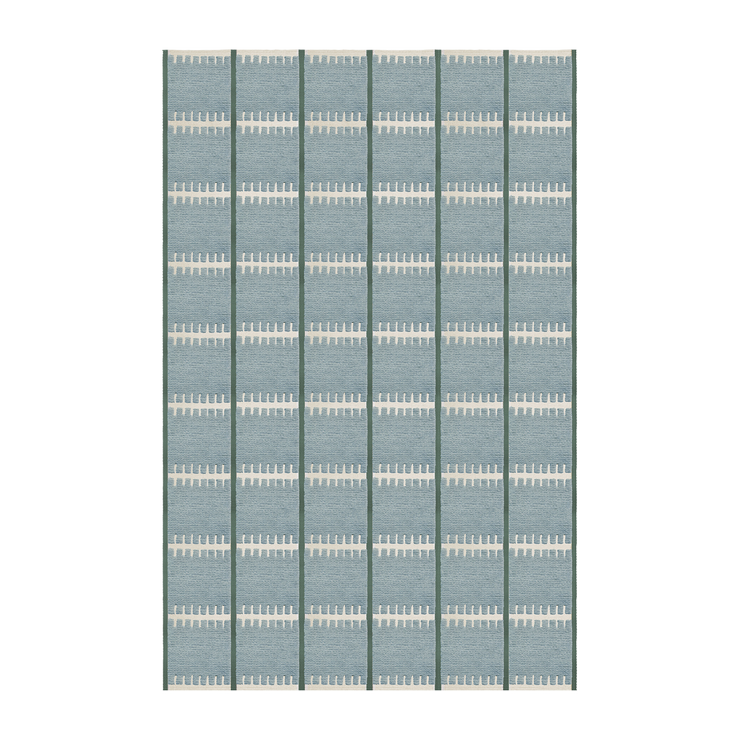 Ullteppe Lilly fra Layered i fargen Blue