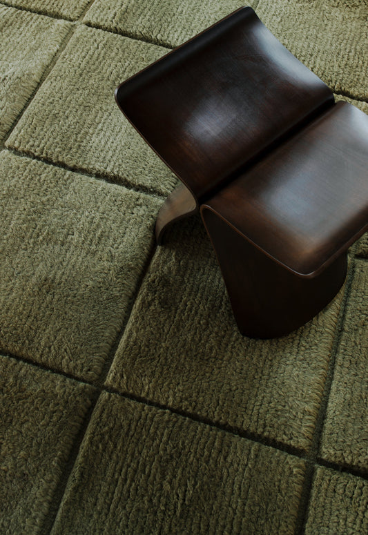 Teppe Piet fra Layered i fargen Olive