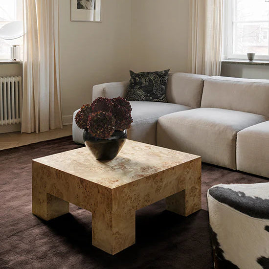 Ullteppet Classic Solid fra Layered i fargen Chicory Coffee