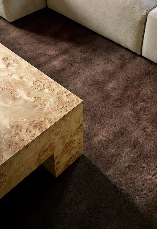 Ullteppet Classic Solid fra Layered i fargen Chicory Coffee