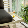 De svarte putene er superfine til sofaen Outdoor Aluminium Lounge i fargen Olive. Det at de er litt mindre og ikke dekker hele sofaens bredde gjør at du har litt ekstra plass på sidene.