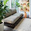 Sofa Outdoor Aluminium Lounge i fargen Charcoal.