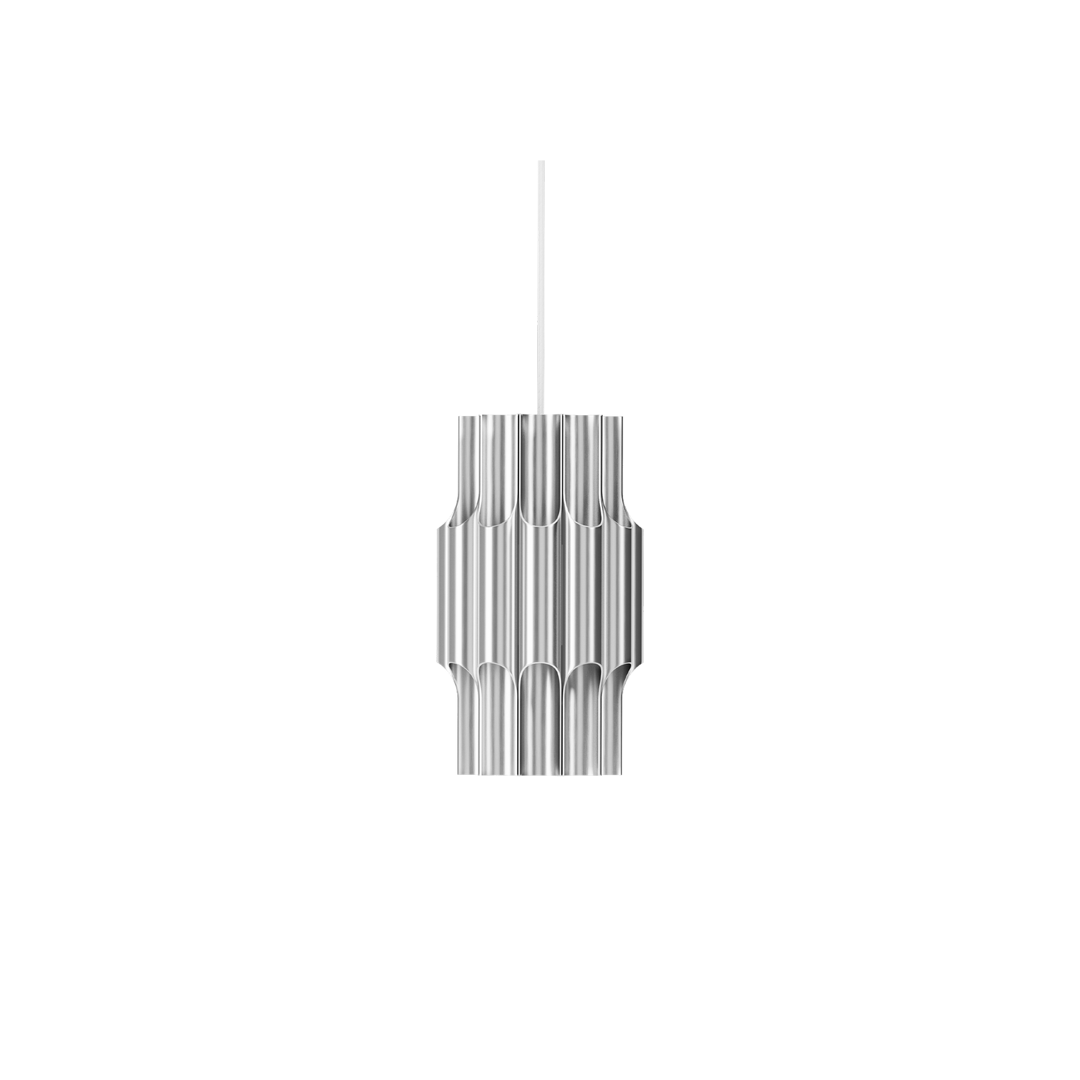 Taklampe Pan 120 i aluminium fra Lyfa.