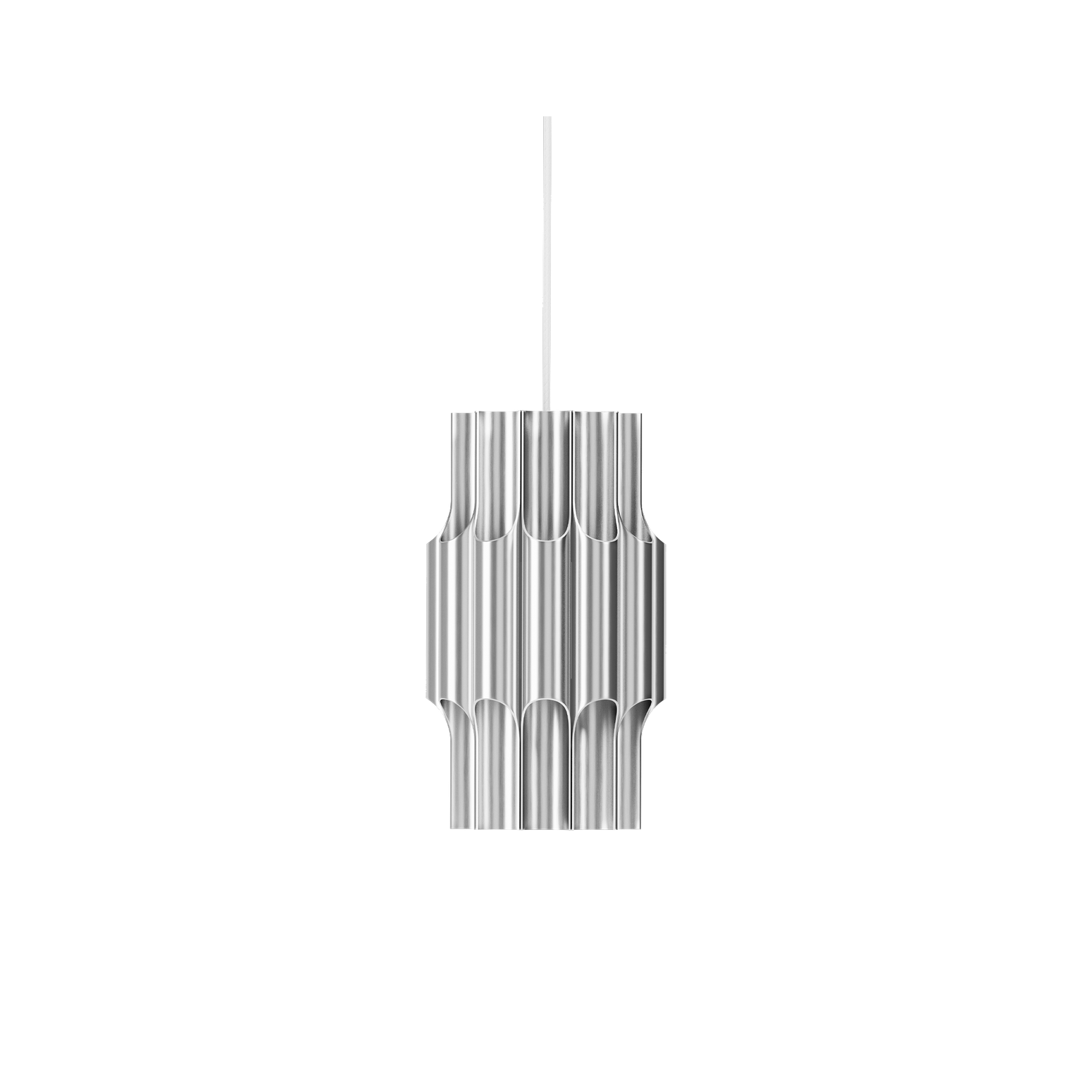 Taklampe Pan 190 i aluminium fra Lyfa.