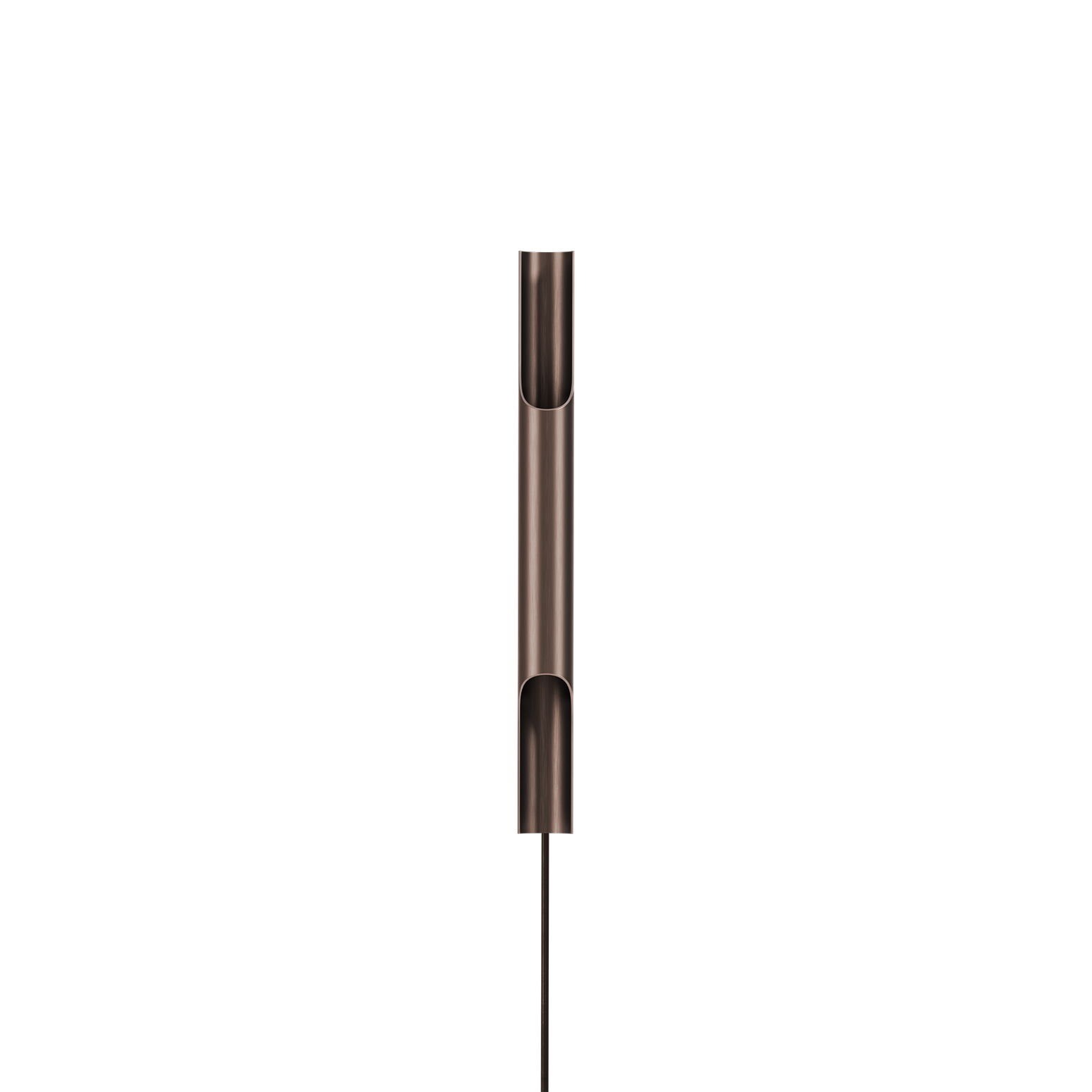 Vegglampe Pan 38 i gyllenbrun aluminium fra Lyfa.