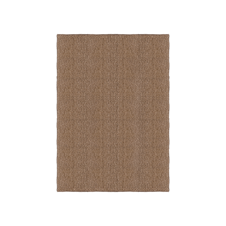 Teppe Basket Weave Sisal fra Layered i brun / Brown.