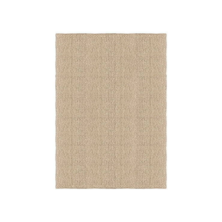 Teppe Basket Weave Sisal fra Layered i sand / Natural.