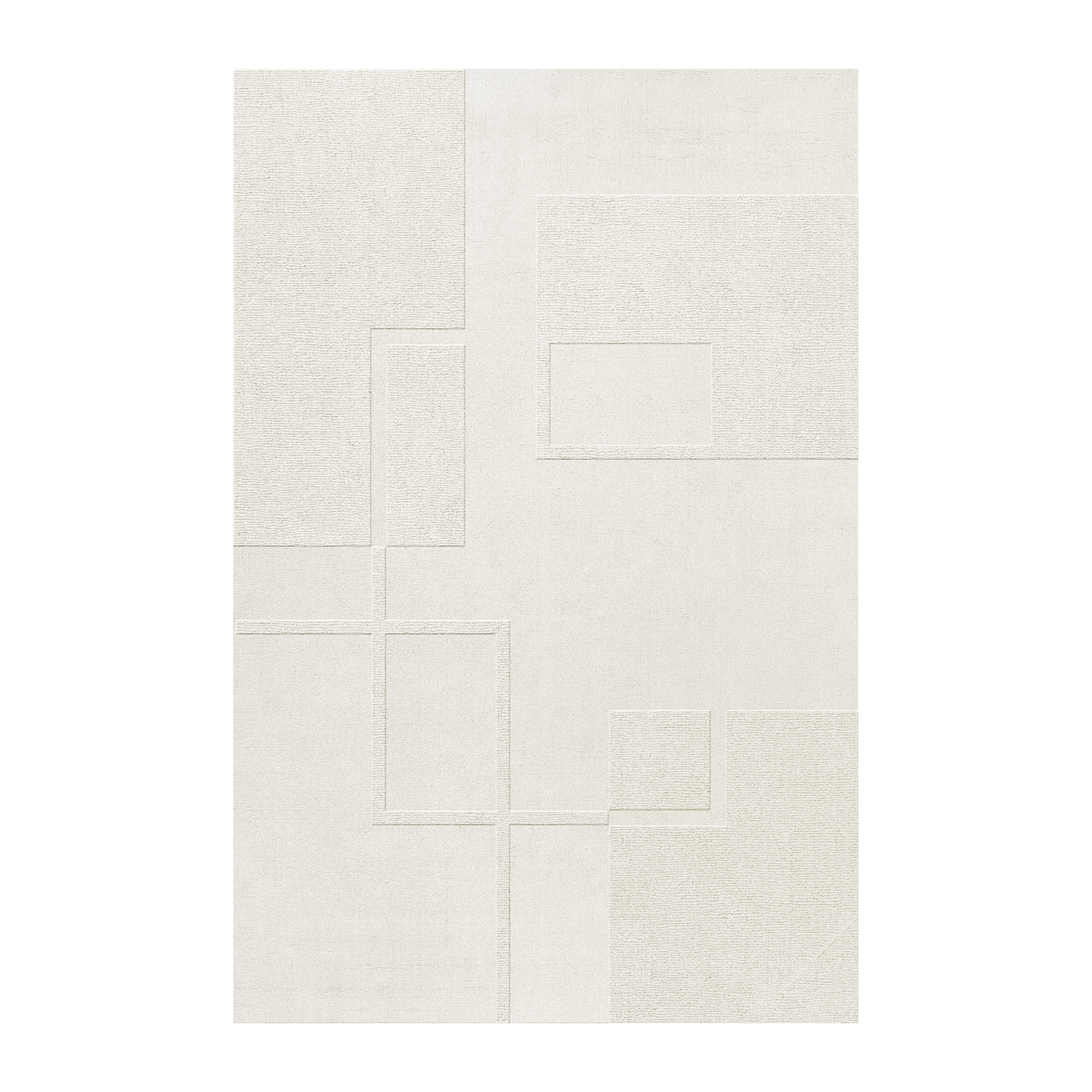 Ullteppet Swedish Grace fra Layered i fargen Bone White.
