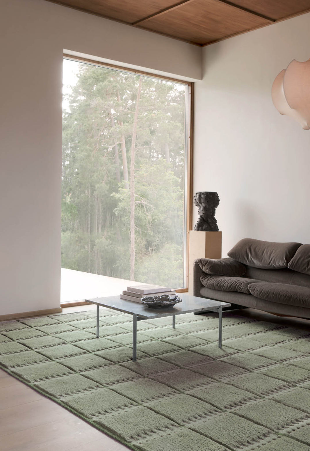 Ullteppe Lilly fra Layered i fargen Green