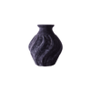 Liten Vase Swirl i Black/ Sort fra Dusty Deco.