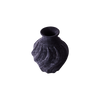Liten Vase Swirl i Black/ Sort fra Dusty Deco.
