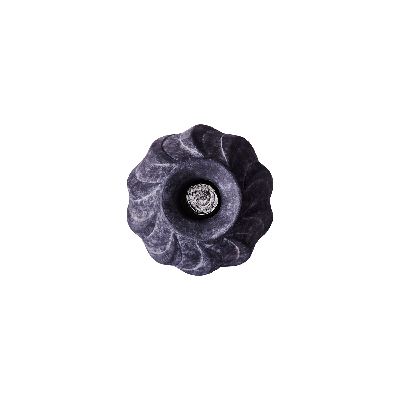 Liten Vase Swirl i Black/ Sort fra Dusty Deco.