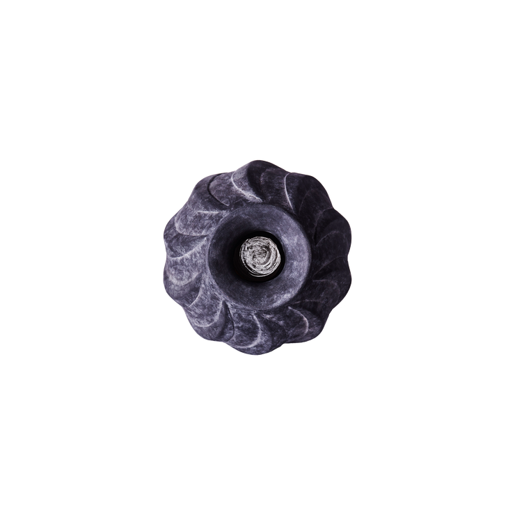 Liten Vase Swirl i Black/ Sort fra Dusty Deco.