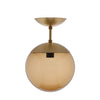 Brass- Brown Glass, stor.