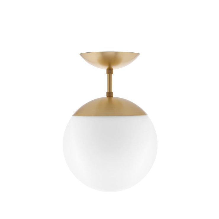 Brass - Opal Glass, medium.