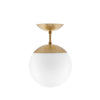 Brass - Opal Glass, medium.