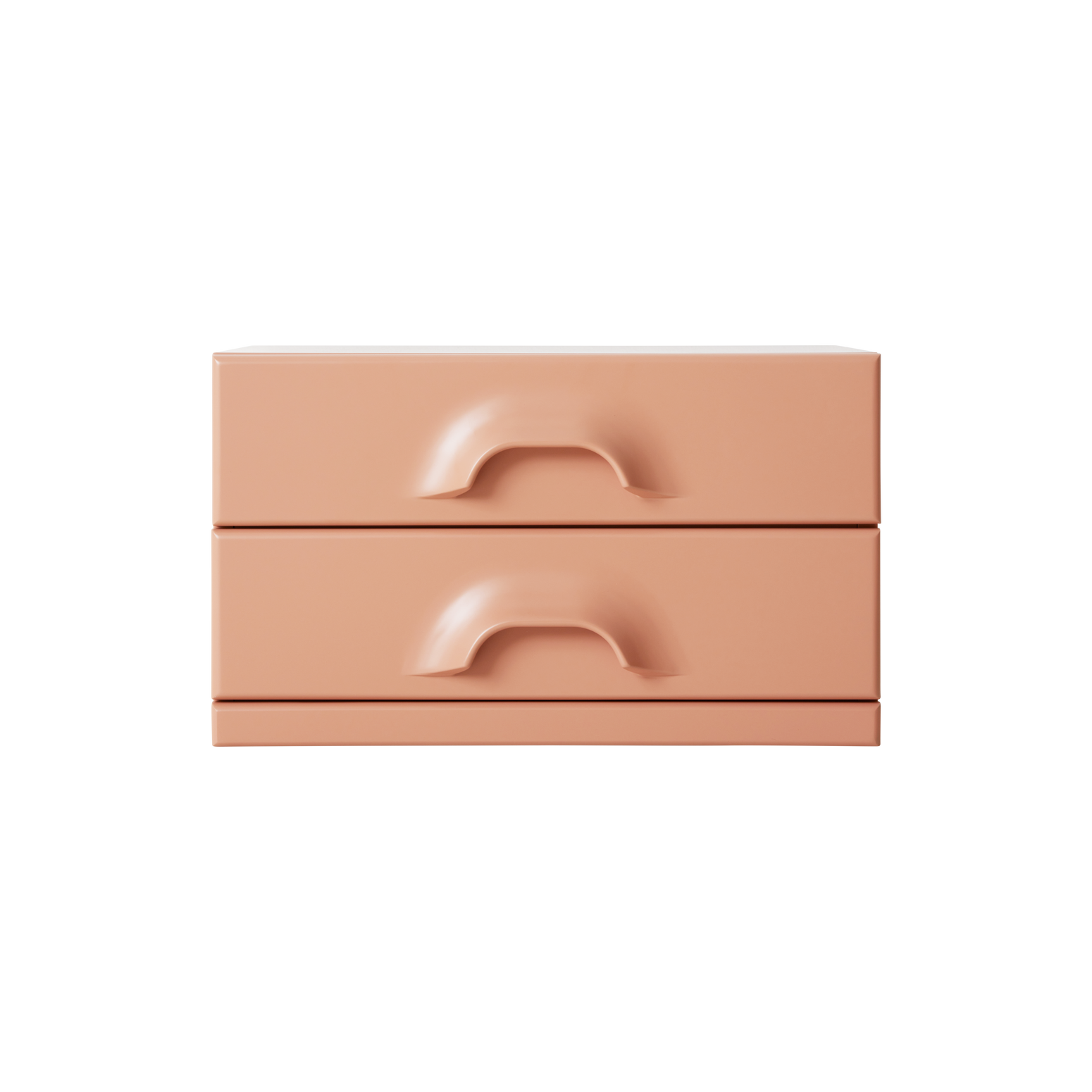 Skuffeseksjonen Chest i fargen Blush med to skuffer.