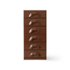 Skuffeseksjonen Chest i fargen Chocolate med seks skuffer.