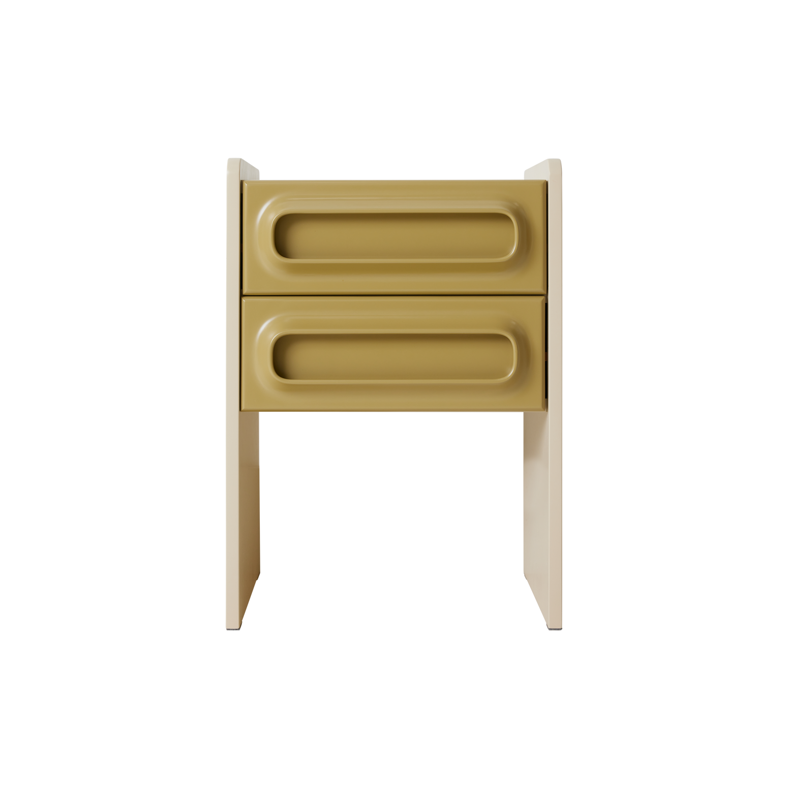 Nattbordet Space Nighstand i fargen Sage /Cream.