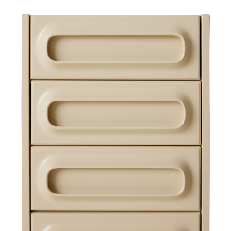 Skuffeseksjonen Space Drawer Cabinet i fargen Cream.