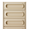 Skuffeseksjonen Space Drawer Cabinet i fargen Cream.