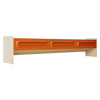 Skjenken Space Lowboard i fargen Orange /Cream.