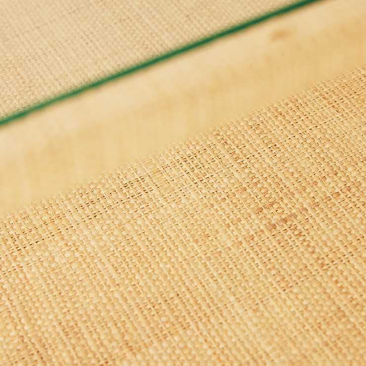 Flettet skjenk med glasstopp: Raffia Display Console fra HK Living.