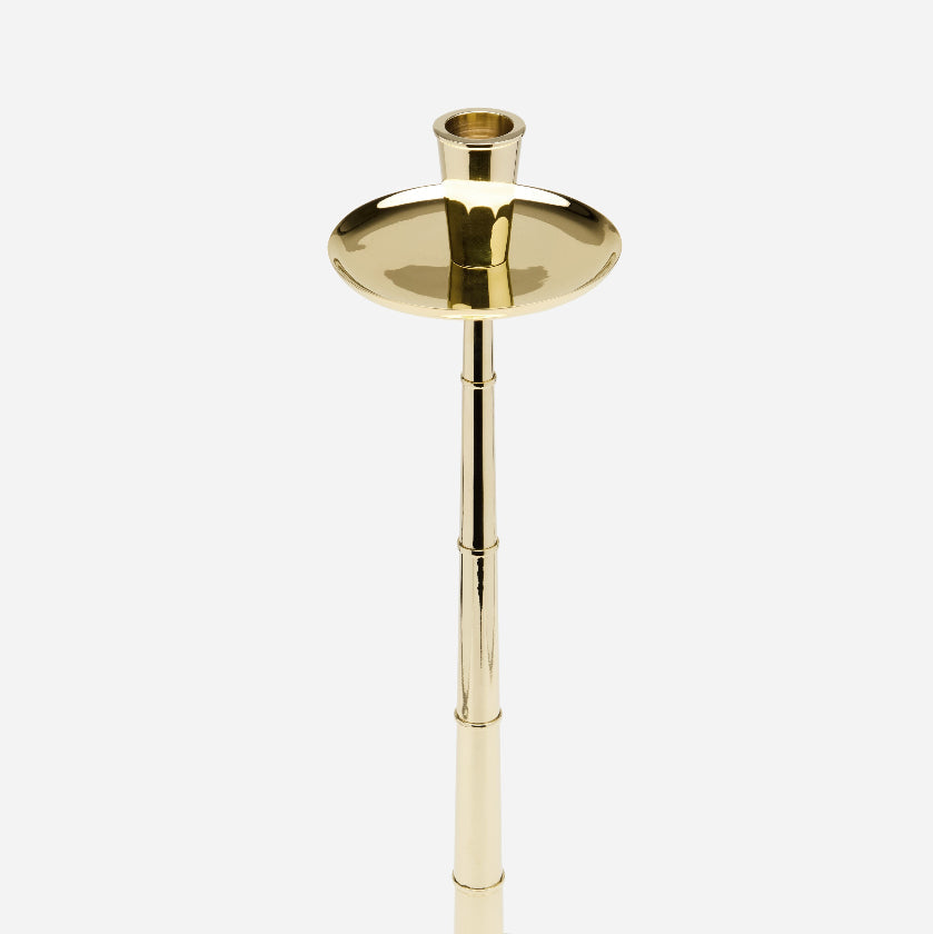 Graceful Candlestick fra Skultuna i forgylt messing