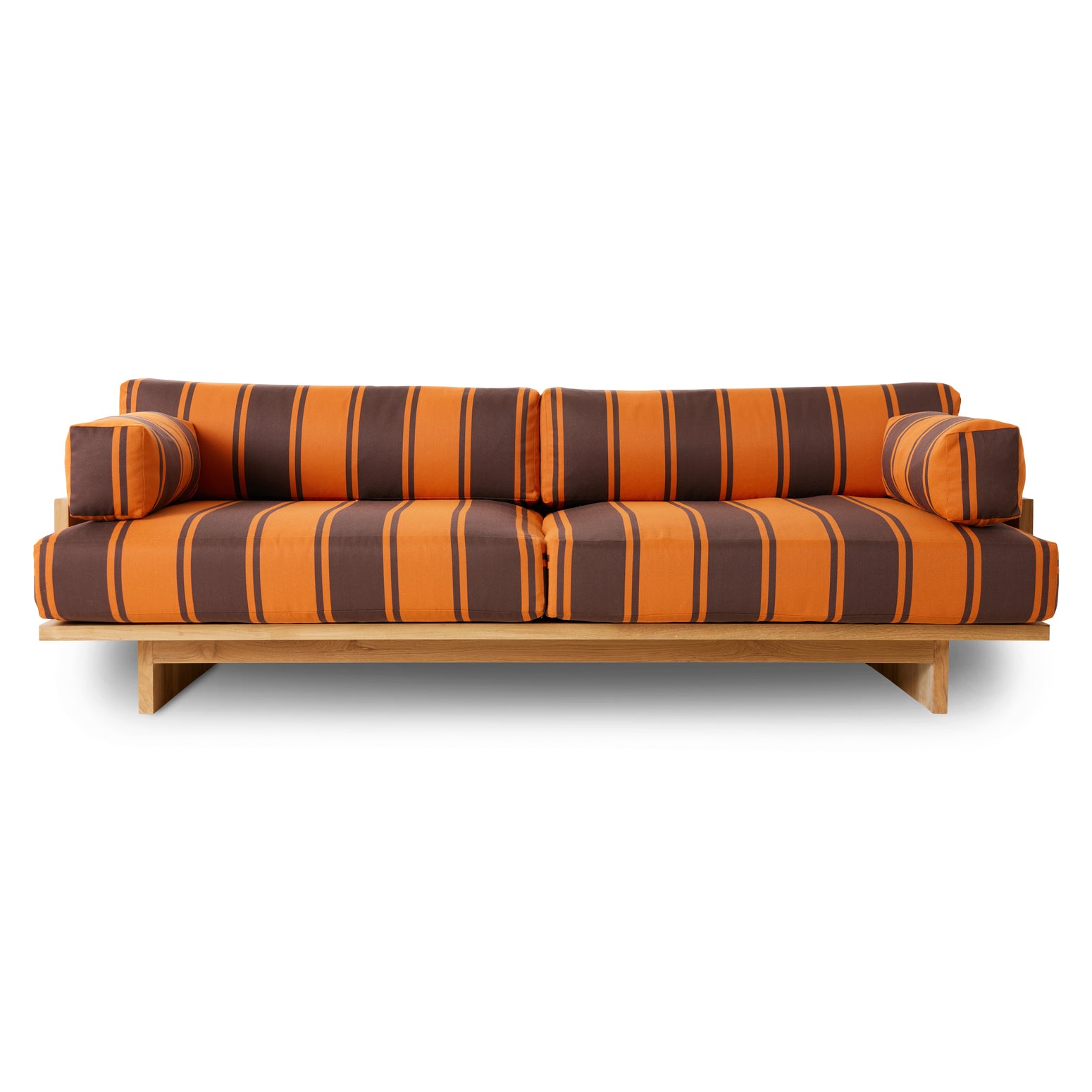 Sofa Outdoor Teak fra HK Living i tekstilet Retro