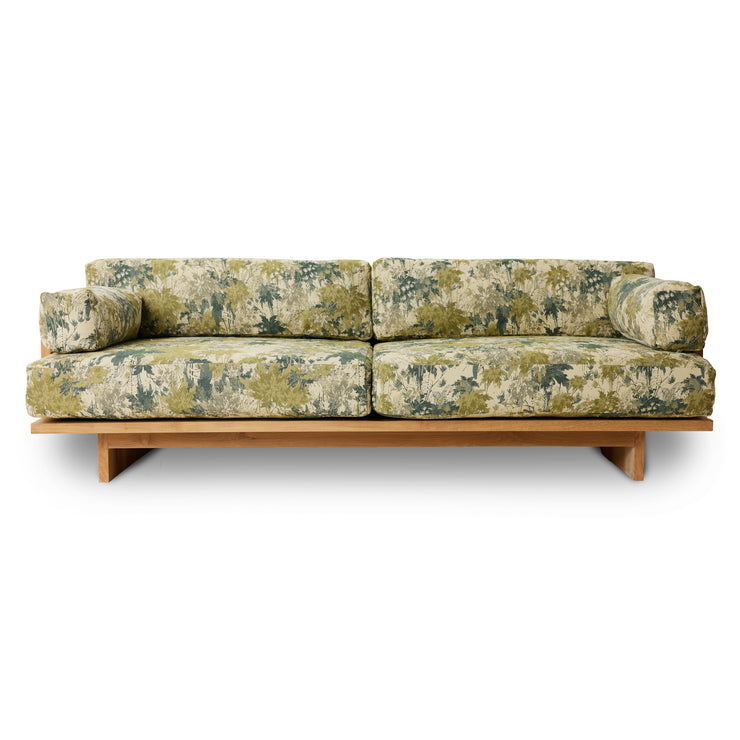 Sofa Outdoor Teak fra HK Living i tekstilet Botanical
