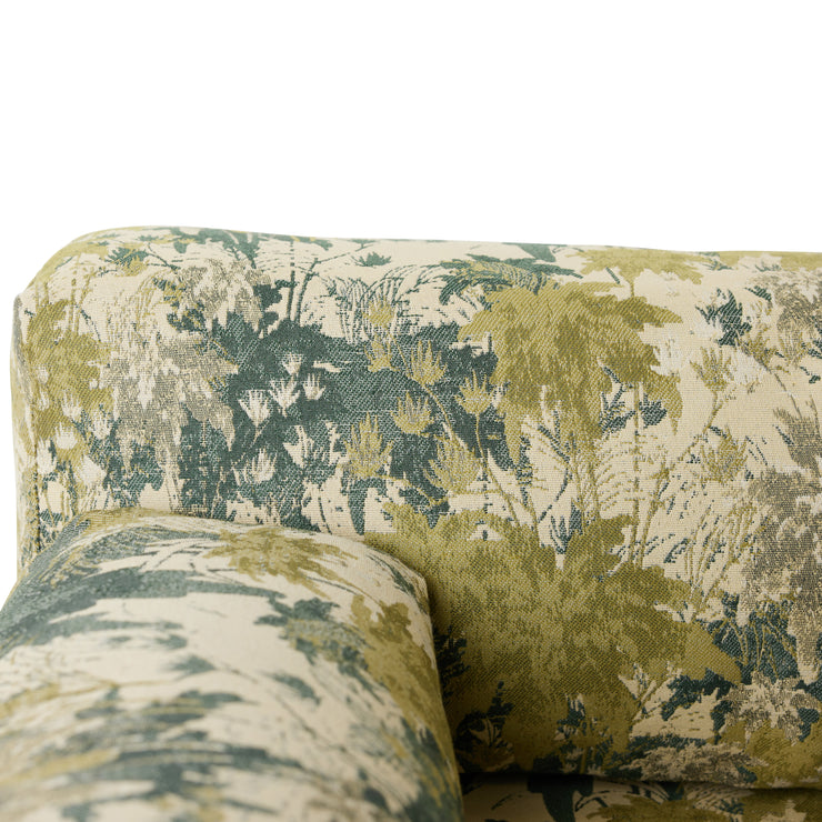 Sofa Outdoor Teak fra HK Living i tekstilet Botanical