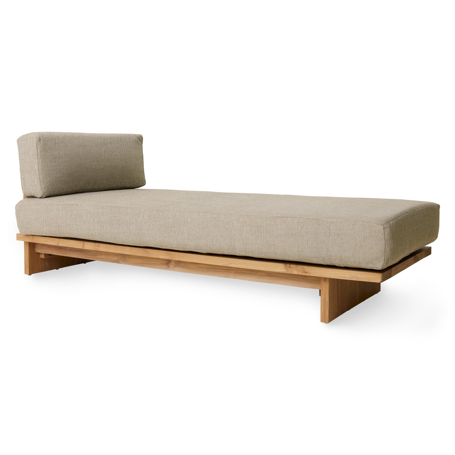 Dagseng Outdoor Teak fra HK Living i tekstilet Natural