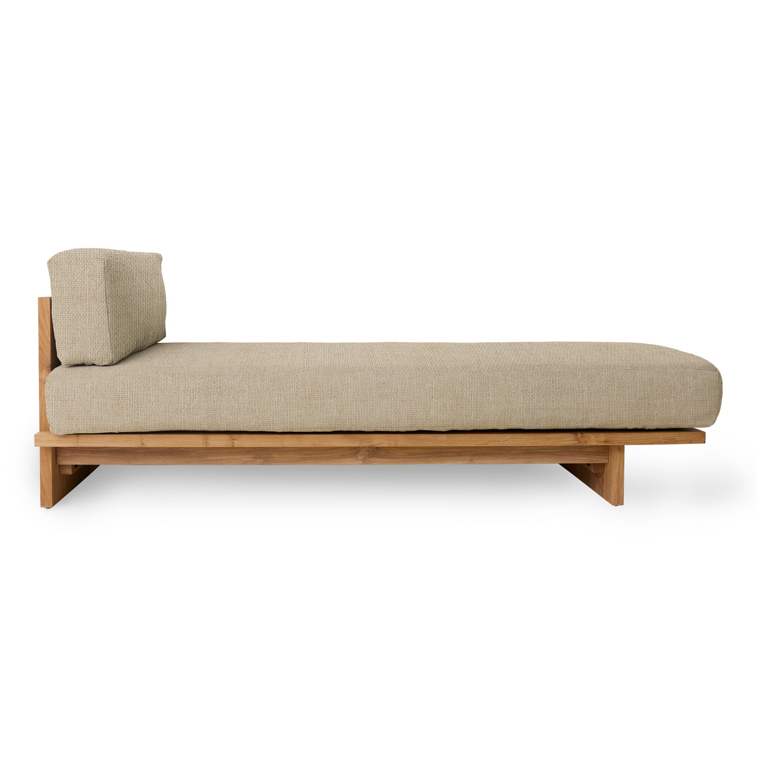 Dagseng Outdoor Teak fra HK Living i tekstilet Natural