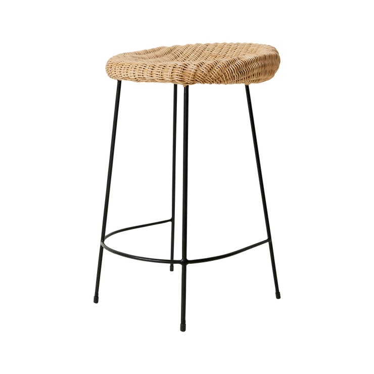 Barkrakken Wicker Barstool fra HK Living.