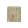 Sidebord Onyx Marble Block Table fra HK Living i mineralgrønt.