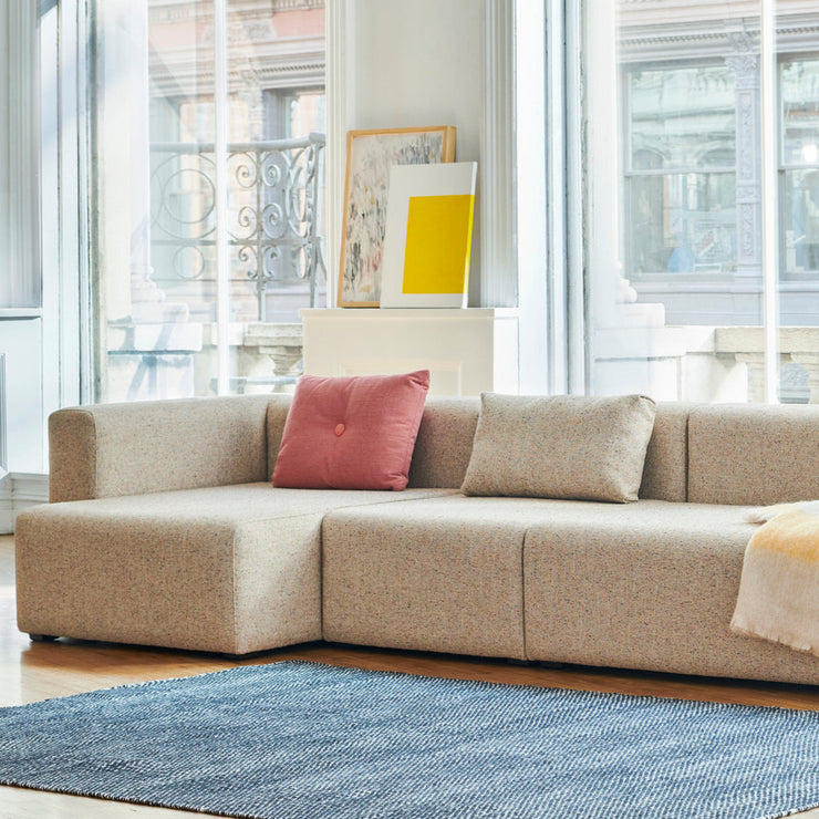 Sofa Mags 3-seter fra Hay, kombinasjon 4, tekstil Bolgheri LGG60